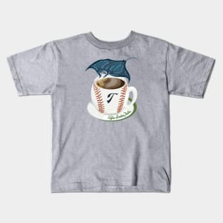 Coffee Breaking Ball Manta Ray withT! Kids T-Shirt